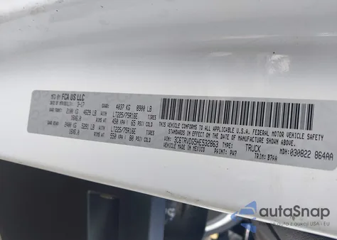 2017 Ram Promaster 2500 High Roof 159 Wb z USA, uszkodzony, nr VIN 3C6TRVDG5HE532863